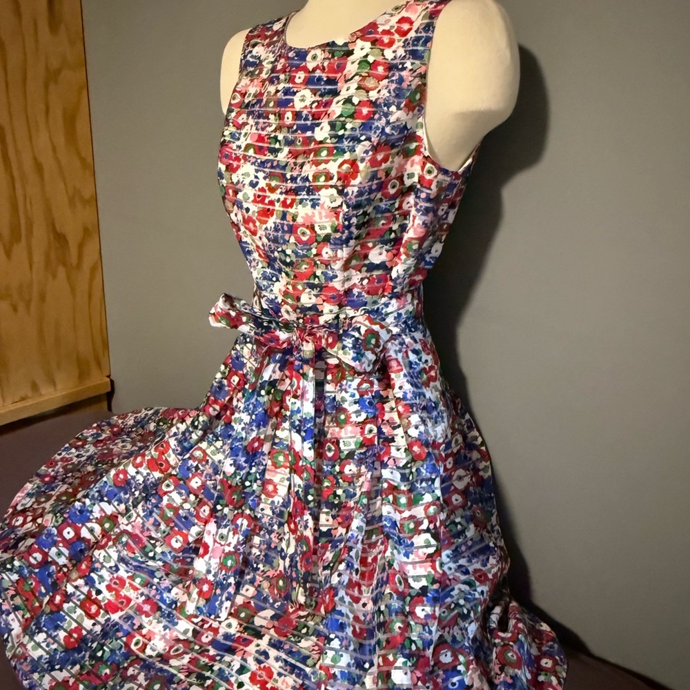 Kentucky Derby Tommy Hilfiger Multicolor Floral Dress